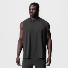 0807. Tech Essential™ Relaxed Cutoff - Space Grey/Black "Brush Wings/A