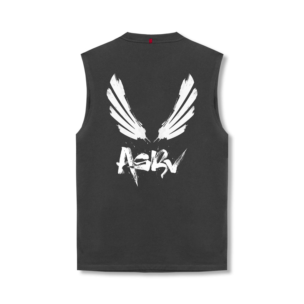 0807. Tech Essential™ Relaxed Cutoff - Space Grey "Brush Wings/ASRV"