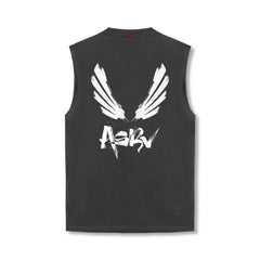 0807. Tech Essential™ Relaxed Cutoff - Space Grey "Brush Wings/ASRV"