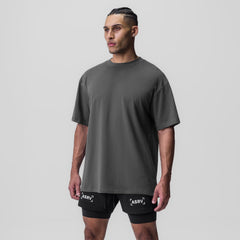 0824. Supima® Oversized Tee - Raven