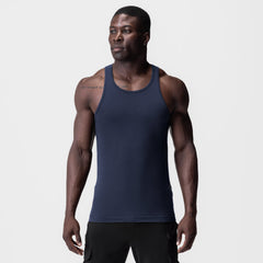 0924. Supima® Essential Slim Tank - Navy