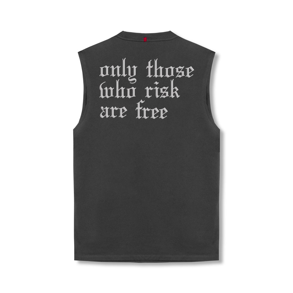 0807. Tech Essential™ Relaxed Cutoff - Space Grey/White "OTWR"