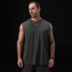 0807. Tech Essential™ Relaxed Cutoff - Space Grey/White "OTWR"