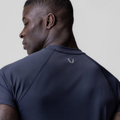 0839. 3D-Lite® 2.0 Lycra® Fitted Tee - Navy "OTWR"