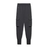 0654. Tech-Terry™ Cargo High Rib Jogger - Dusk Black