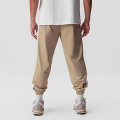 0796. Ripstop Oversized Track Pant - Khaki