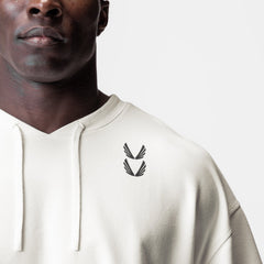 0945. Micro-Terry Warm-Up Tee - Cream