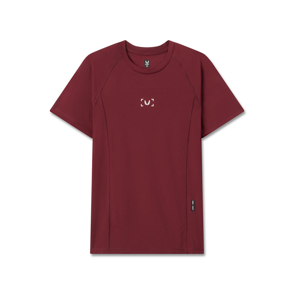 1027. WarpFlexx-Lite® Half-Sleeve Baselayer - Crimson