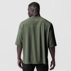 0841. 3D-Lite® 2.0 Lycra® 3/4-Sleeve Oversized Tee - Olive "OTWR"