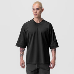 0772. SilverPlus™ Mesh Oversized Jersey - Black
