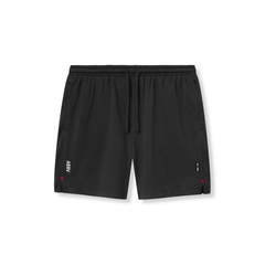 0988. Reversible 2-in-1 Short - Black