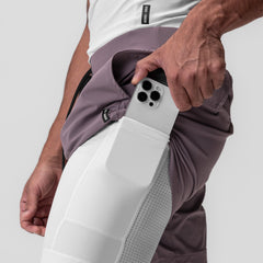 0866. Tetra-Lite® 7" Liner Short - Moonscape "Cyber"/White