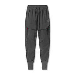 0690. Tetra-Lite® Tech High Rib Jogger - Space Grey "Cyber"