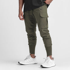 0437. Tetra-Lite® Cargo High Rib Jogger - Dark Olive