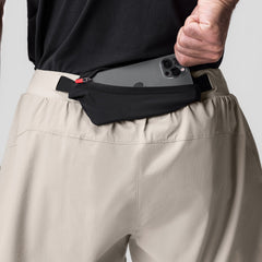 0786. Ripstop 3" Belt Pack Short - Beige/Black