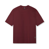 0824. Supima® Oversized Tee - Crimson
