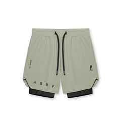 0866. Tetra-Lite® 7" Liner Short - Sage "ASRV"/Black