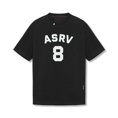 0797. Tech Essential™ Relaxed Tee - Black "ASRV 8"