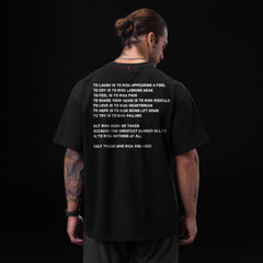 0797. Tech Essential™ Relaxed Tee - Black "ASRV 8"