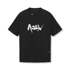 0797. Tech Essential™ Relaxed Tee - Black "Koi"