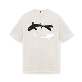 0797. Tech Essential™ Relaxed Tee - Stone "Koi"