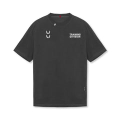 0797. Tech Essential™ Relaxed Tee - Space Grey "TD"