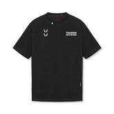 0797. Tech Essential™ Relaxed Tee - Black "TD"