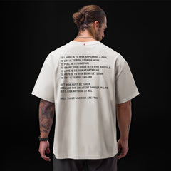 0797. Tech Essential™ Relaxed Tee - Stone "ASRV 8"