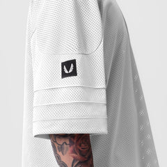 0772. SilverPlus™ Mesh Oversized Jersey - White