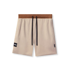 0795. SilverPlus™ Mesh Reversible Short - Rust/Beige