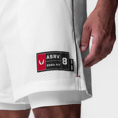 0991. Ion-Mesh 5" Liner Short - White