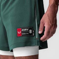 0991. Ion-Mesh 5" Liner Short - Forest Green