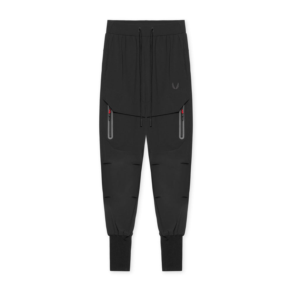 0690. Tetra-Lite® Tech High Rib Jogger - Black "Wings"