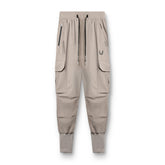 0437. Tetra-Lite® Cargo High Rib Jogger - Sand Smoke
