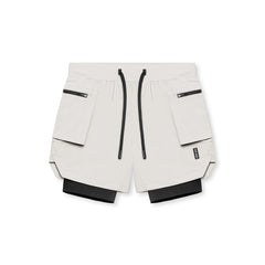 0651. Tetra-Lite® 5" Liner Cargo Short - Stone