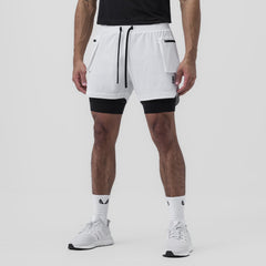 0651. Tetra-Lite® 5" Liner Cargo Short - White