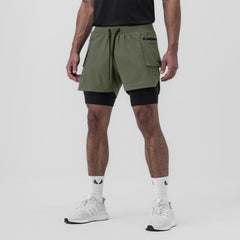 0651. Tetra-Lite® 5" Liner Cargo Short - Olive