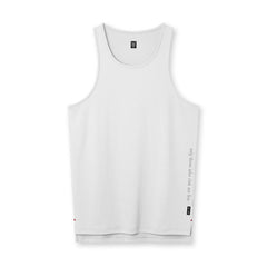 0835. 3D-Lite® 2.0 Drop Hem Tank - White "OTWR"