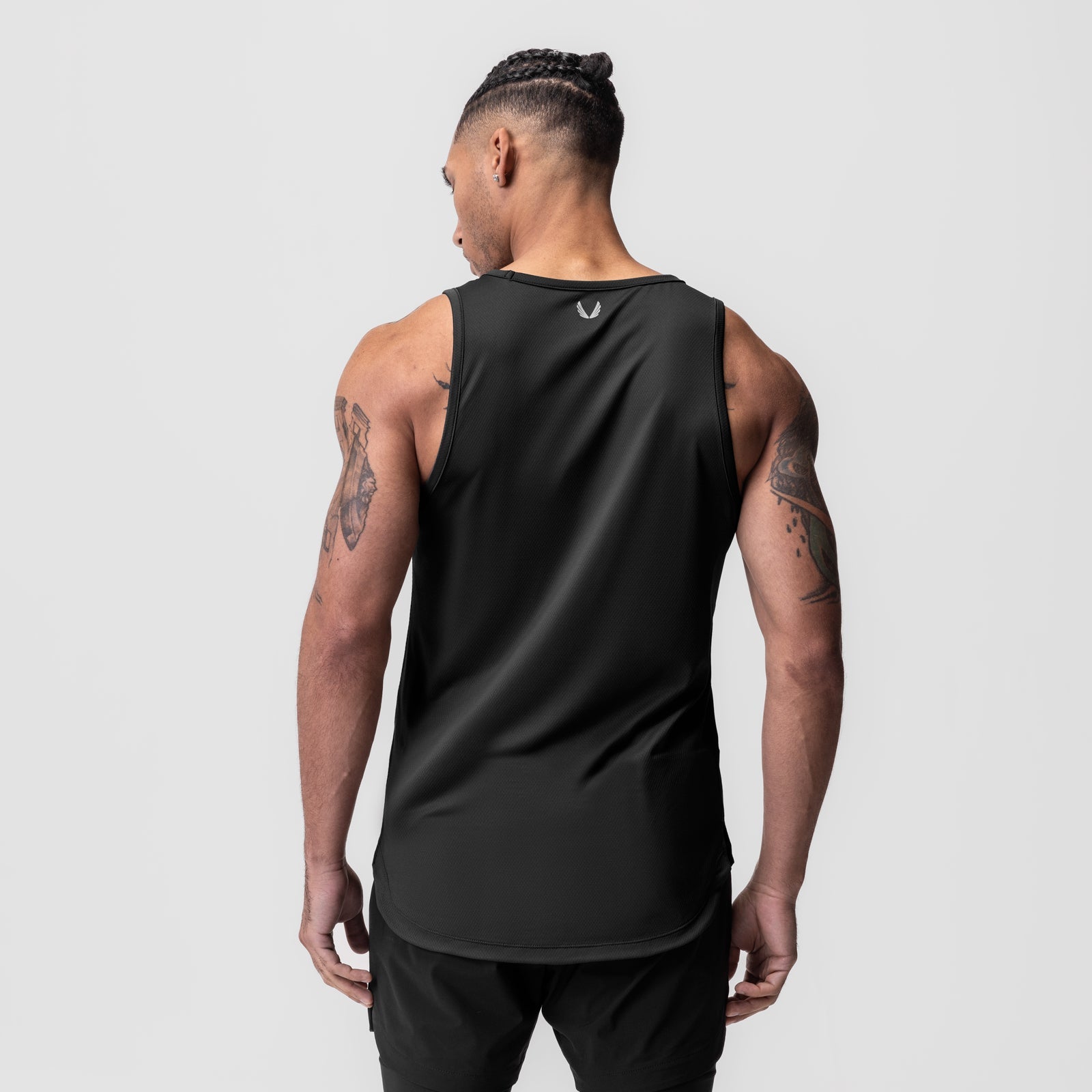 0830. AeroSilver® Tank Top - Black "RP"