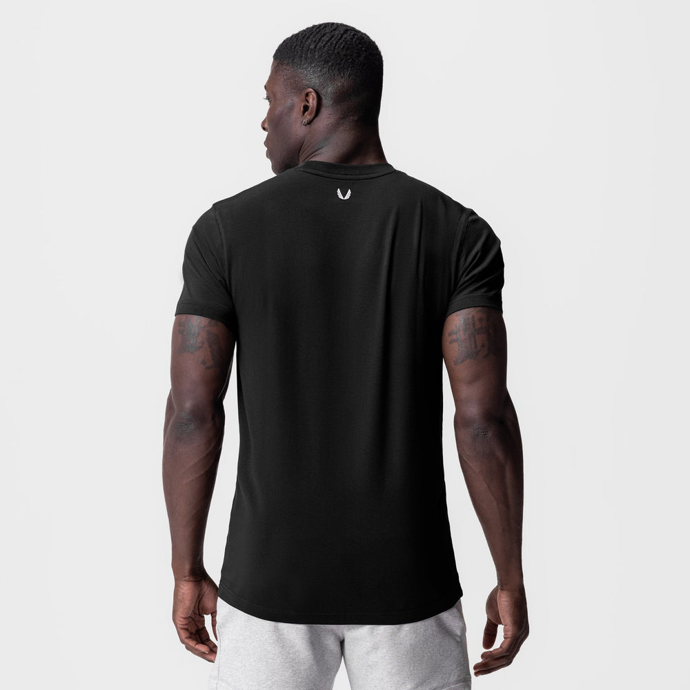 0923. Supima® Essential Tee - Black