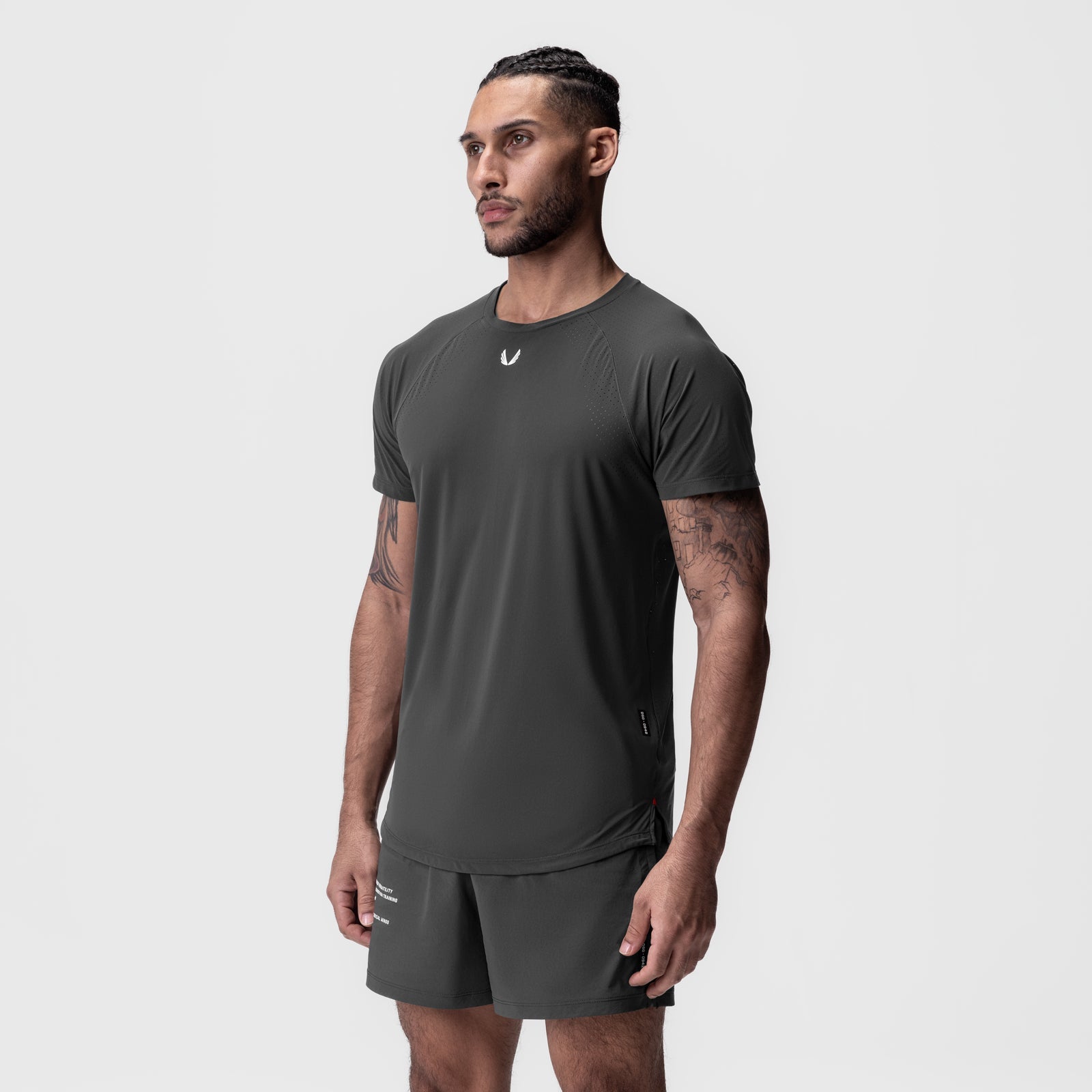 0948. Laser-Vent™ Established Tee - Space Grey