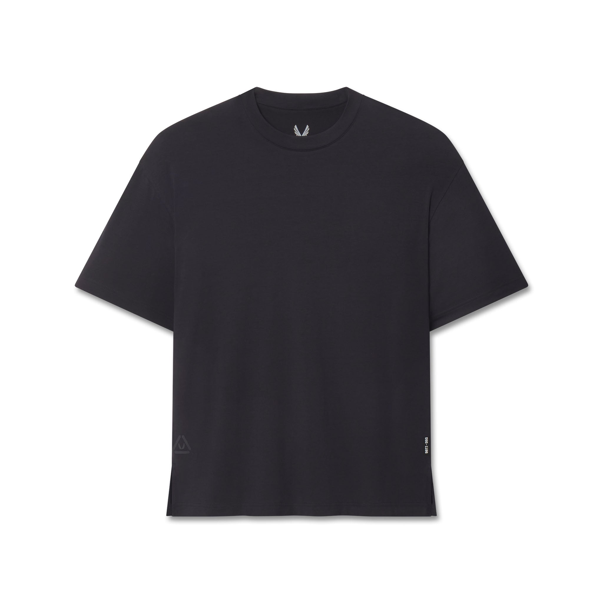 1186. SUPIMA® Ice-Skin™ Reversible Tee - Black/Black