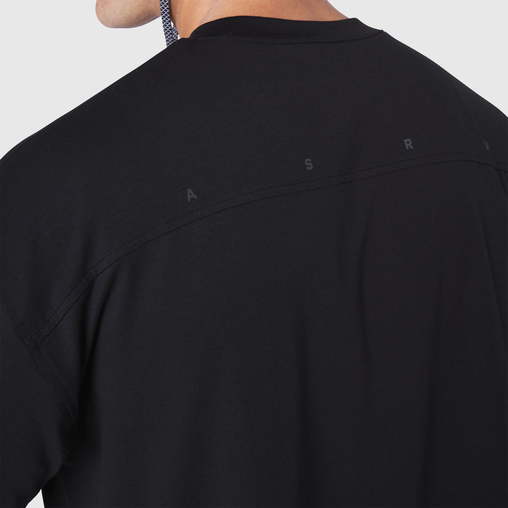 1186. SUPIMA® Ice-Skin™ Reversible Tee - Black/Black