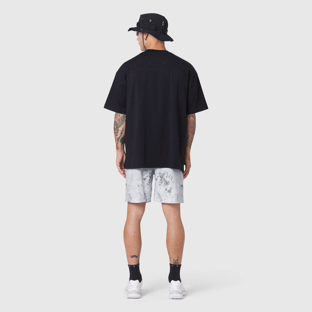 1186. SUPIMA® Ice-Skin™ Reversible Tee - Black/Black