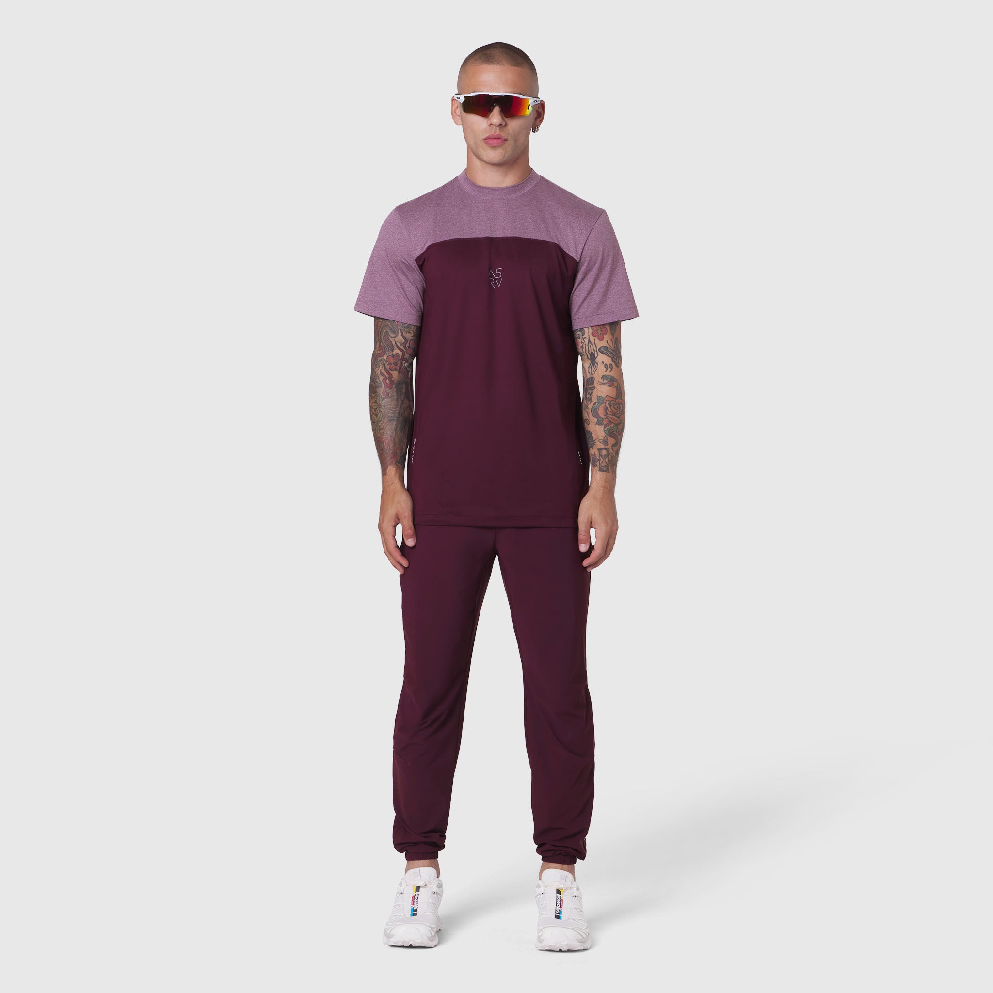 1191. AEROSILVER® UPF50+ Run Tee - Merlot