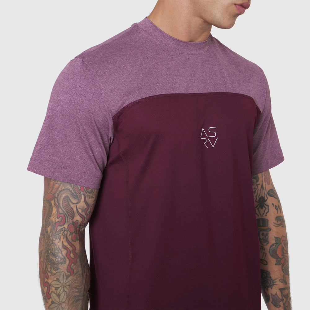 1191. AEROSILVER® UPF50+ Run Tee - Merlot