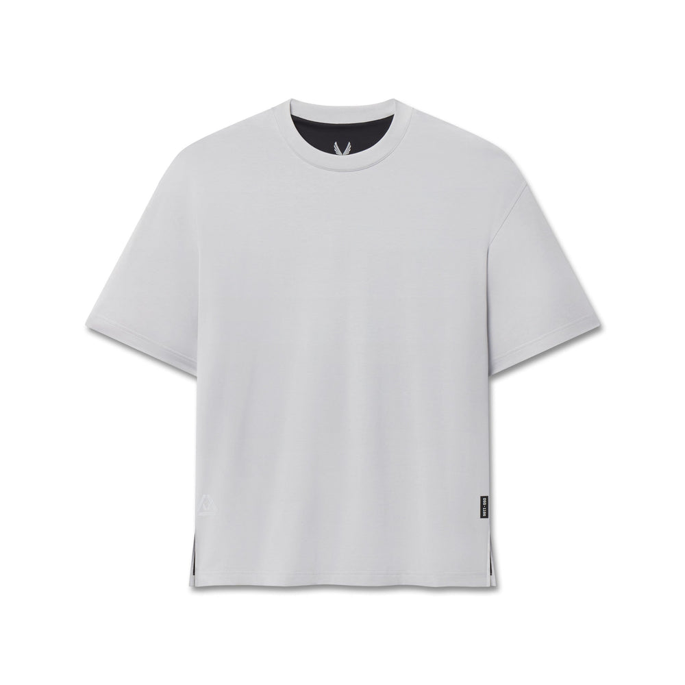 1186. SUPIMA® Ice-Skin™ Reversible Tee - Slate Grey/Black