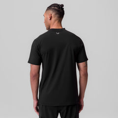 1087. Tetra-Lite® Ice Zip Tee - Black