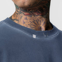 0797. Tech Essential™ Relaxed Tee - Faded Navy