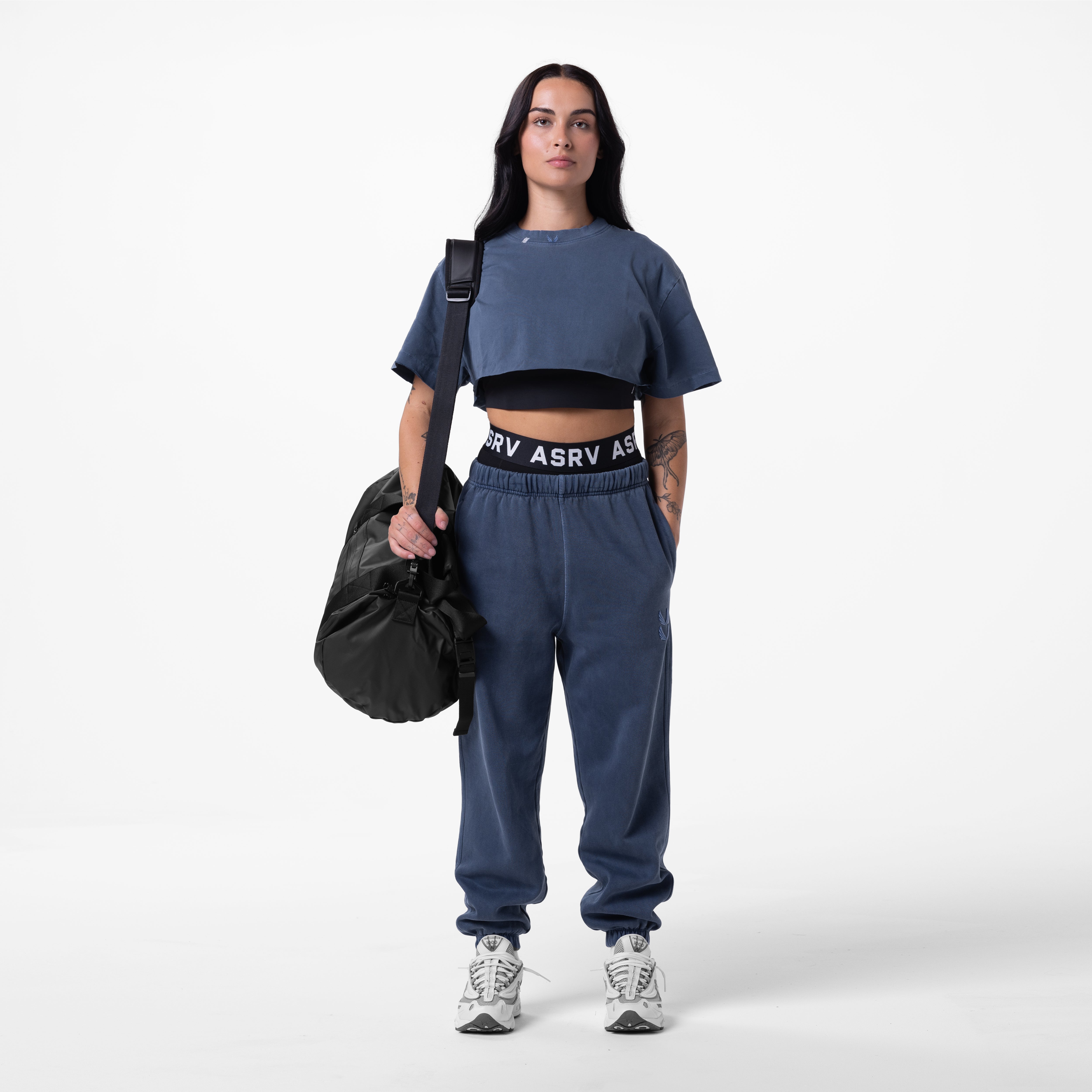 0797. Tech Essential™ Relaxed Tee - Faded Navy